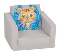 fotel dla dziecka rozkładany tygrys