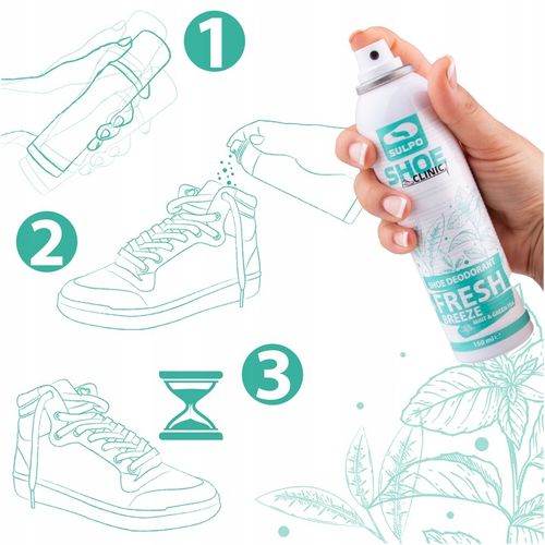 Odświeżacz do butów Sulpo SHOE CLINIC FRESH BREEZE 150 ml na Arena.pl