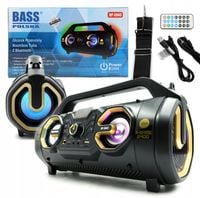 BOOMBOX TUBA RADIO MP3 USB WIEŻA GŁOŚNIK PRZENOŚNY BLUETOOTH BASS