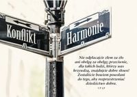 Kartka składana 23 z wersetem Nie odpłacajcie złem za zło