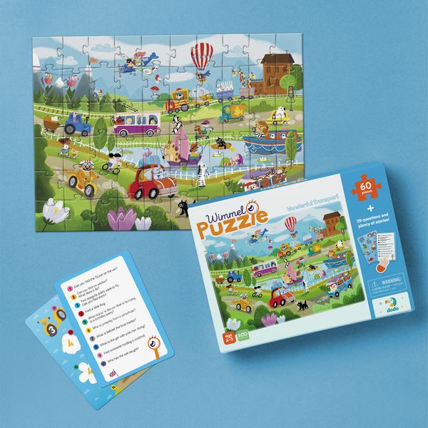 Puzzle Dodo Wspaniały Transport 60 Elementów 300561 zdjęcie 3