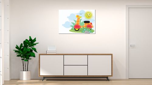 Obraz Płótno 60X40 Mały Skuterek na Arena.pl