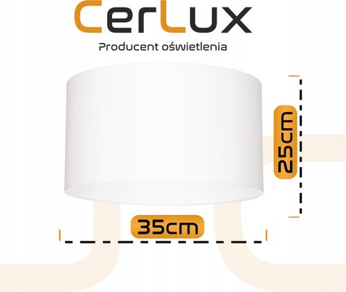 Abażur lampa, KLOSZ, LAMPA 35/25cm różne KOLORY na Arena.pl