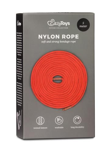 Wiązania-Red Bondage Rope - 5m zdjęcie 1