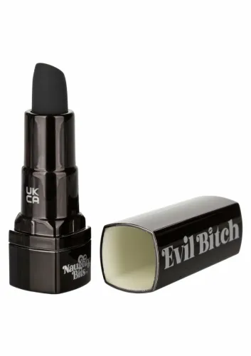 evil bitch lipstick vibrator mini masażer 10 trybow czarny 4 cale na Arena.pl