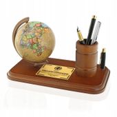 Przybornik na biurko GLOBUS PREZENT dla NAUCZYCIELA + GRAWER