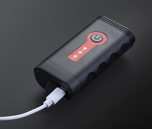 LAMPKA ROWEROWA LED PRZÓD 1800 LUMENÓW MOCNA + TYŁ OŚWIETLENIE ROWEROWE na Arena.pl