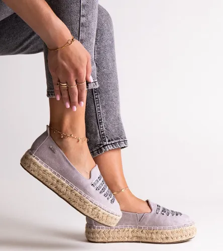 Szare espadryle Big Star JJ274890 40 na Arena.pl