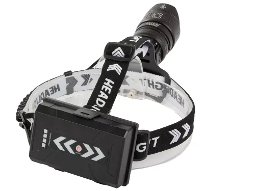 Latarka czołowa bailong led xhp360 powerbank zoom na Arena.pl