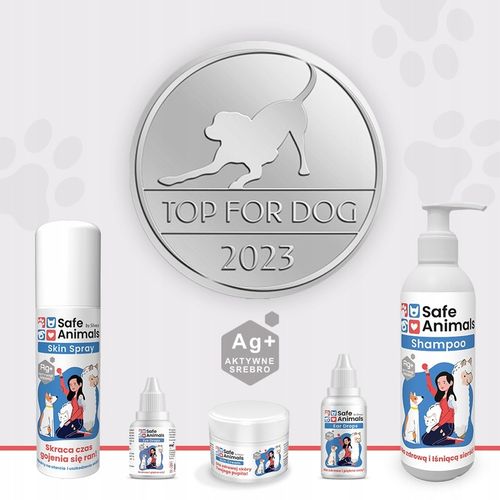 Safe Animals Skin Spray Preparat na skórę Spray ze srebrem na rany na Arena.pl