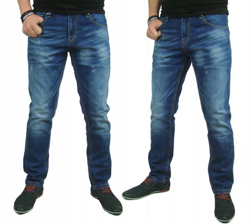 Spodnie regular drapane pas 100cm RDS 35/34 -723 na Arena.pl