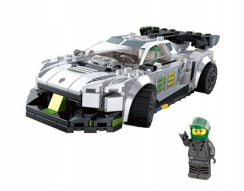 Zestaw klocków samochód biały na Arena.pl