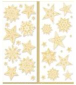 NAKLEJKI NA FOLII GWIAZDKI ZŁOTE CLX14 BREWIS