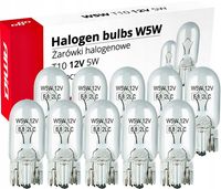 Żarówki halogenowe W5W T10 5W W2.1x9.5d 12V 10szt. (E8)