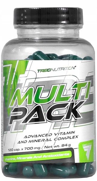 WITAMINY I MINERAŁY Trec Vitality MULTIPACK 120 kaps KOMPLEKS DLA ZDROWIA zdjęcie 3