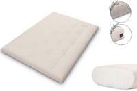 Materac naturalny 140x200 - Pascall Futon Slim Natural - Ecru