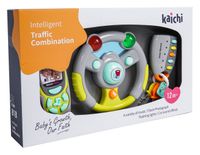 Interaktywny Zestaw Kierowcy Dla Dzieci 3+ Kierownica + Pilot Z Kluczami