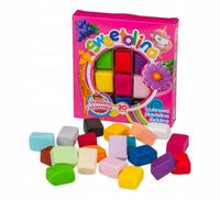 LUKIER PLASTELINA MASA CUKROWA JADALNA 20 KOLORÓW