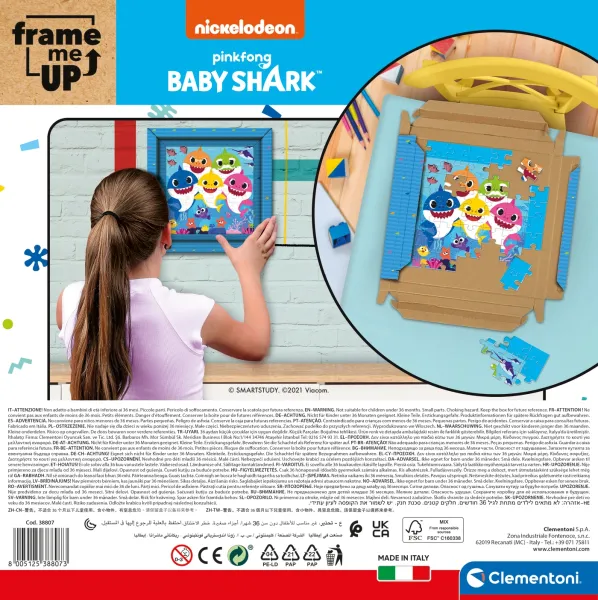 Puzzle 60 elementów. Frame Me Up.  Baby Shark zdjęcie 3