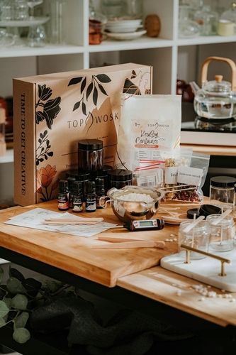 Zestaw do robienia wyrobu świec sojowych DUŻY idealny na PREZENT na Arena.pl