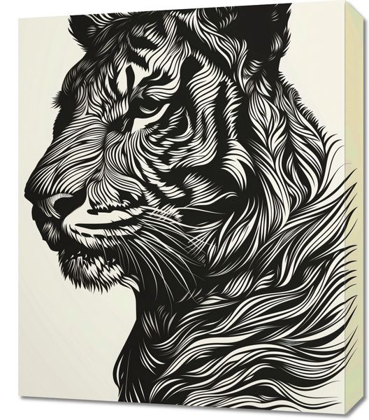 Obraz 50x60cm Tygrysi Gwizd zdjęcie 1