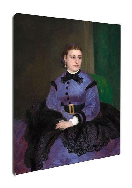 Mademoiselle Sicot, Auguste Renoir - obraz na płótnie 30x40 cm zdjęcie 1