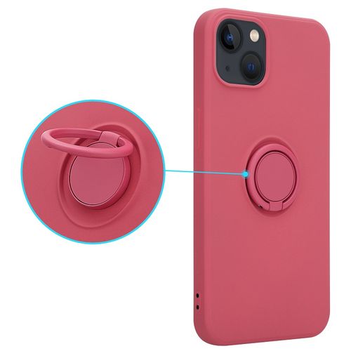 Etui Silicon Ring do Iphone 13 jasno czerwony na Arena.pl