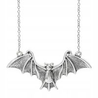 Naszyjnik Punk Hard Rock Vampire Nietoperz BAT Hallowenn Hip Metal Dracula