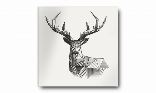 OBRAZ NA PŁÓTNIE 035 Jeleń 30x30cm na Arena.pl