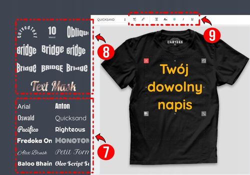 Koszulka ROBOCZA z Twoim dowolnym nadrukiem GRAFIKA LOGO ZDJĘCIE kreator na Arena.pl