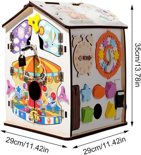 tablica manipulacyjna Domek - kolorowy na Arena.pl