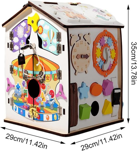 tablica manipulacyjna Domek - kolorowy zdjęcie 6