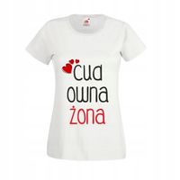 KOSZULKA t-shirt dla zakochanych PAR CUDOWNA ŻONA