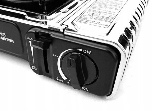 Kuchenka turystyczna +GAZ x 4 szt. TS-265 PIKNIK KAMPING PLENER zdjęcie 5