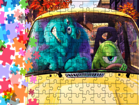 Puzzle tradycyjne Potwory i Spółka