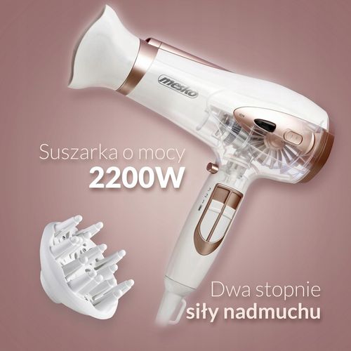 SUSZARKA DO WŁOSÓW Z JONIZACJĄ 2400W Zimny nawiew + Koncentrator i na Arena.pl