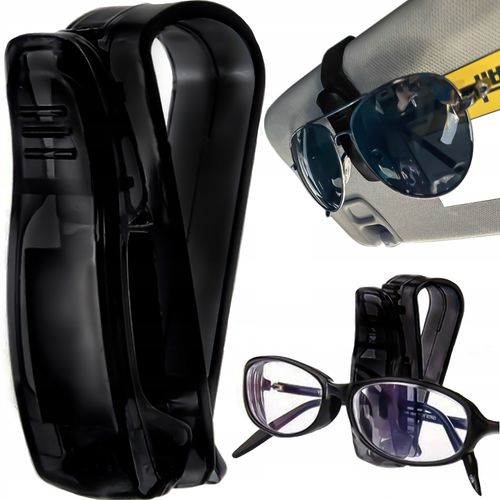 DO75 KLIPS UCHWYT NA OKULARY DO SAMOCHODU NA OSŁONĘ PRZECIWSŁONECZNĄ na Arena.pl