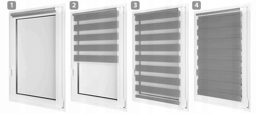 Roleta Dzień Noc na Wymiar 100x140 cm z Napinaczem na Arena.pl