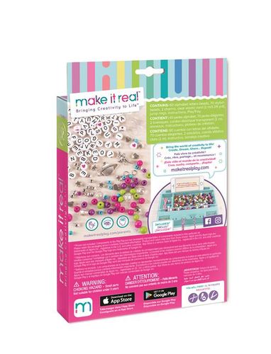 1205 Make it real-Zestaw do tworzenia bransoletek - Literki alfabetu na Arena.pl