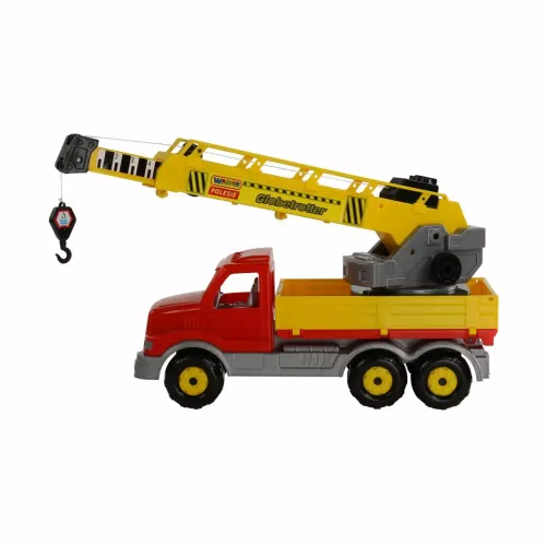 Zabawka dla dziecka pojazd samochód z obrotowym dźwigiem "Stalker" w siatce na Arena.pl