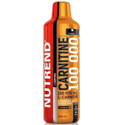 NUTREND Carnitine 100 000 1000ml L-KARNITYNA METABOLIZM ENERGETYCZNY na Arena.pl