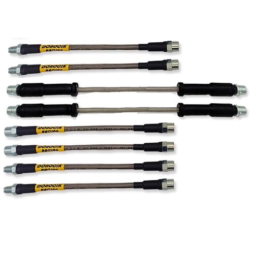 Audi 80 - 90 Quattro - Zestaw Przewodów Hamulcowych Teflonowych W Oplocie na Arena.pl