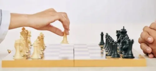 SZACHY DREWNIANE DUŻE WARCABY 34x34cm ZESTAW 3W1 na Arena.pl