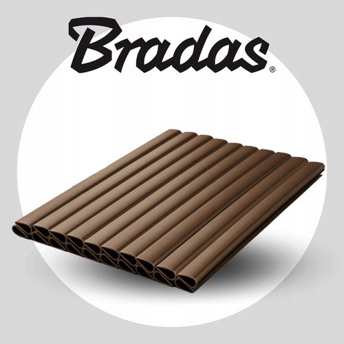 Taśma ogrodzeniowa brązowa 19 cm x 35 m OSŁONA NA OGRODZENIE PANELOWE PŁOT na Arena.pl