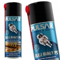 OLEJ BIAŁY PULSAR BEZBARWNY SPRAY ŚRODEK SMARNY 400 ml