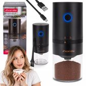 MŁYNEK ELEKTRYCZNY BEZPRZEWODOWY DO MIELENIA KAWY ŻARNOWY na USB