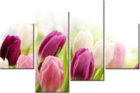 140CM 70 OBRAZ SOCZYSTE TULIPANY ŚCIENNY