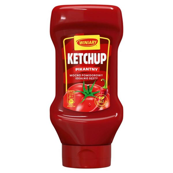 WINIARY KETCHUP 450G PIKANTNY PET zdjęcie 1