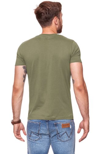 WRANGLER SS EAGLE TEE DUSTY OLIVE W7B74FK45 M na Arena.pl