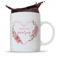 Kubek Prezent Na Walentynki Wesołych Walentynek Z Nadrukiem Ze Zdjęciem